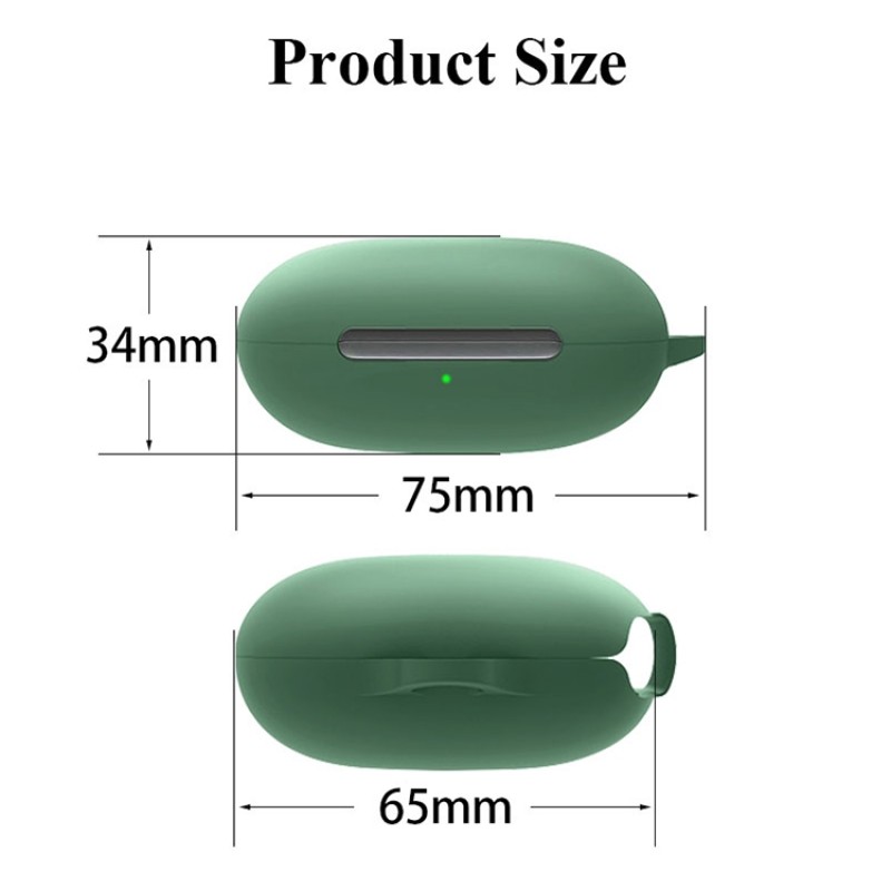 For Beats Fit Pro Wireless Earphone Silicone Protective Case(Dark Green)
