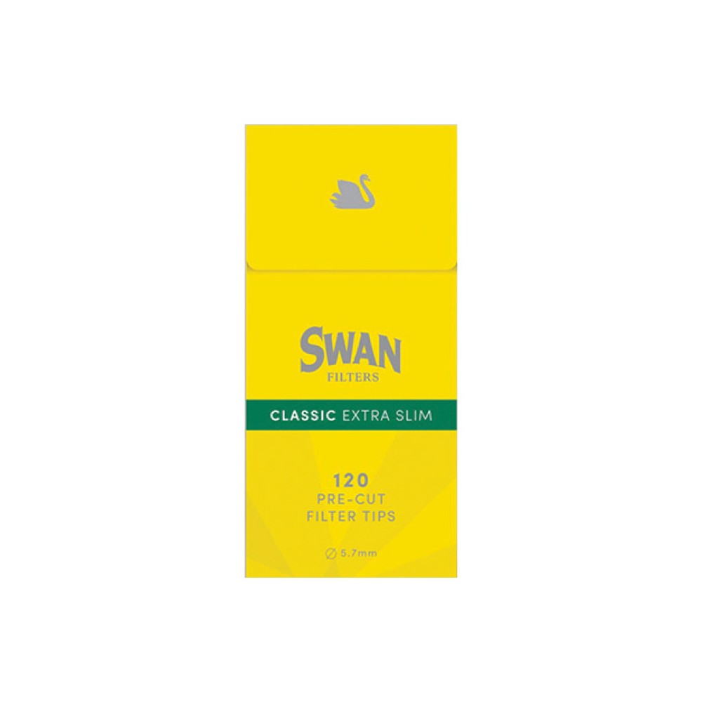 Swan φιλτράκια στριφτών τσιγάρων extra slim 120 [10706007]