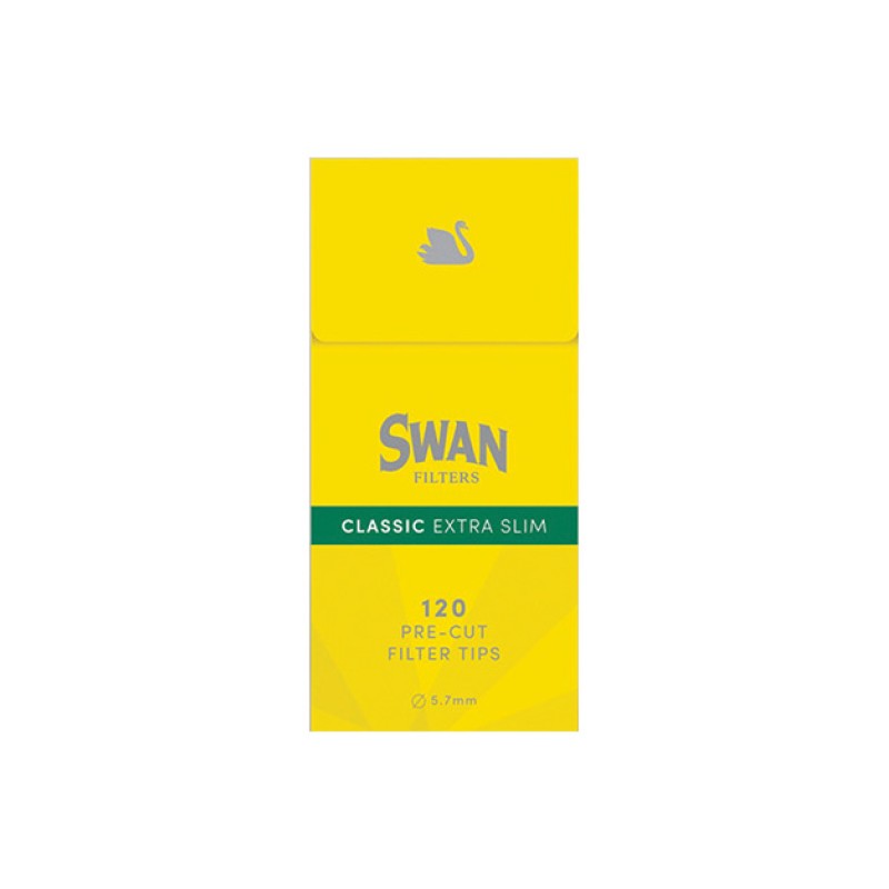 Swan φιλτράκια στριφτών τσιγάρων extra slim 120 [10706007]