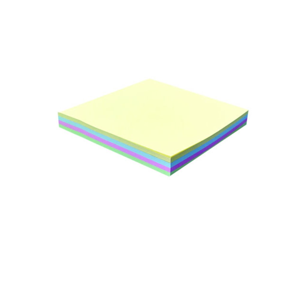 Σετ 100 χαρτάκια αυτοκόλλητα  χρωματιστά 7,6x 7,6cm [30101351]
