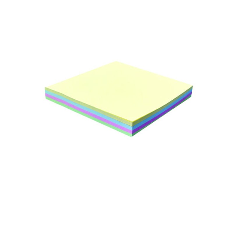 Σετ 100 χαρτάκια αυτοκόλλητα  χρωματιστά 7,6x 7,6cm [30101351]