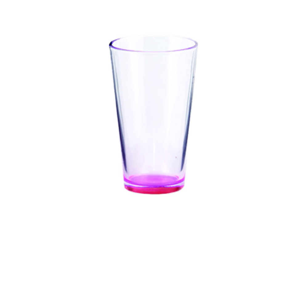 Ποτήρι γυάλινο με ροζ πάτο 45cl [87039503472]