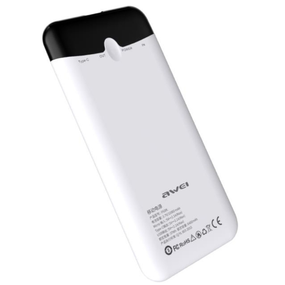 Εξωτερική μπαταρία power bank 10000mAh  AWEI P68K