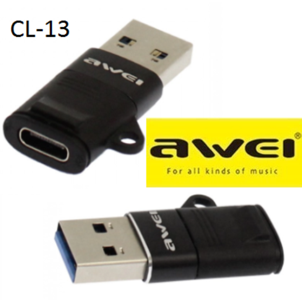 Αντάπτορας USB σε Type-C CL-13 AWEI