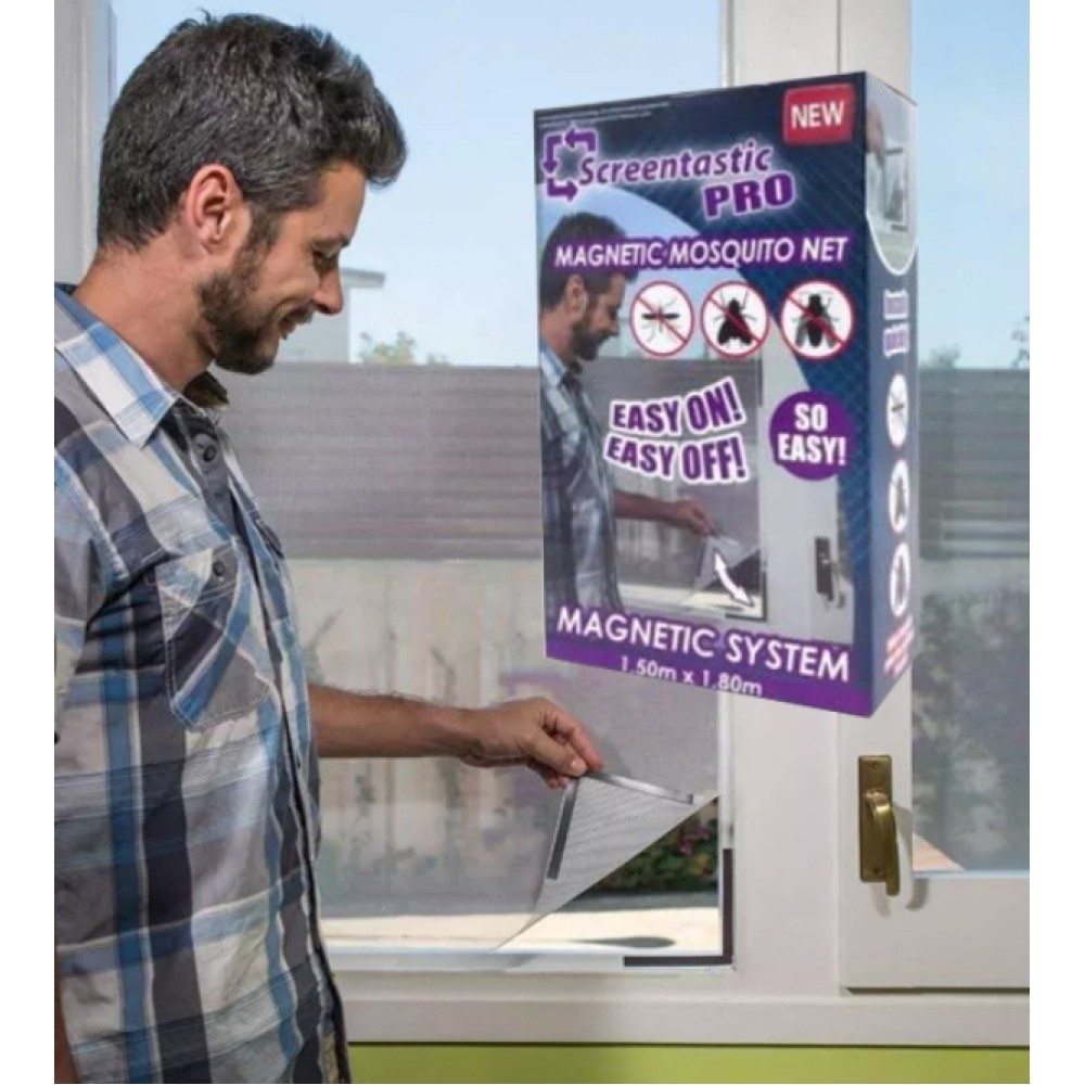 Μαγνητική σίτα κουνουπιών παραθύρου 1,50 x 1,80 cm OEM