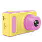 Παιδική, επαναφορτιζόμενη, ψηφιακή κάμερα και βίντεο K7 κίτρινο-ροζ 0355