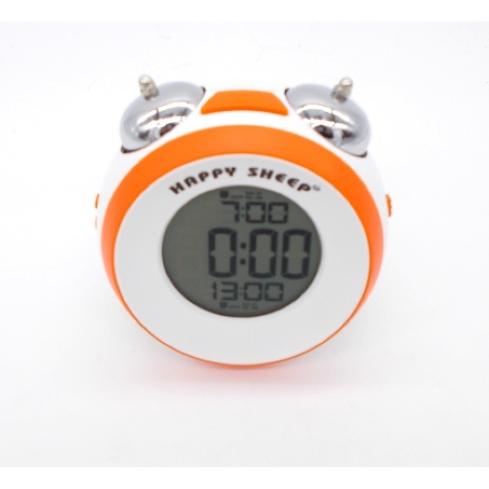 Ρολόι ξυπνητήρι με διπλό κουδούνι Happy Sheep HP664A - Μπλέ