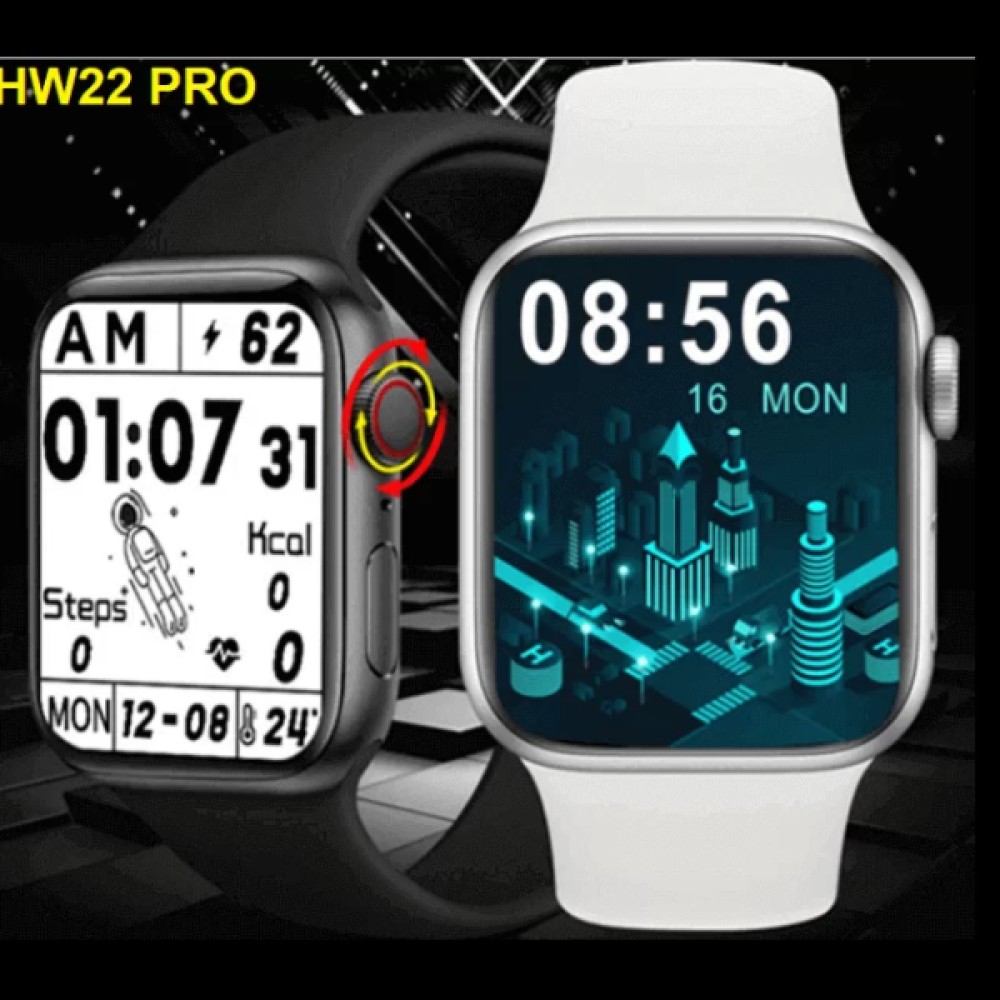 Έξυπνο ρολόι Bluetooth λευκό HW22 PRO