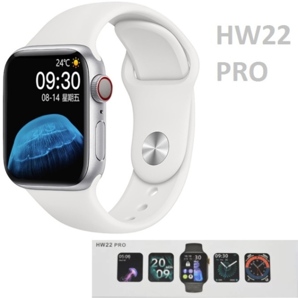 Έξυπνο ρολόι Bluetooth λευκό HW22 PRO