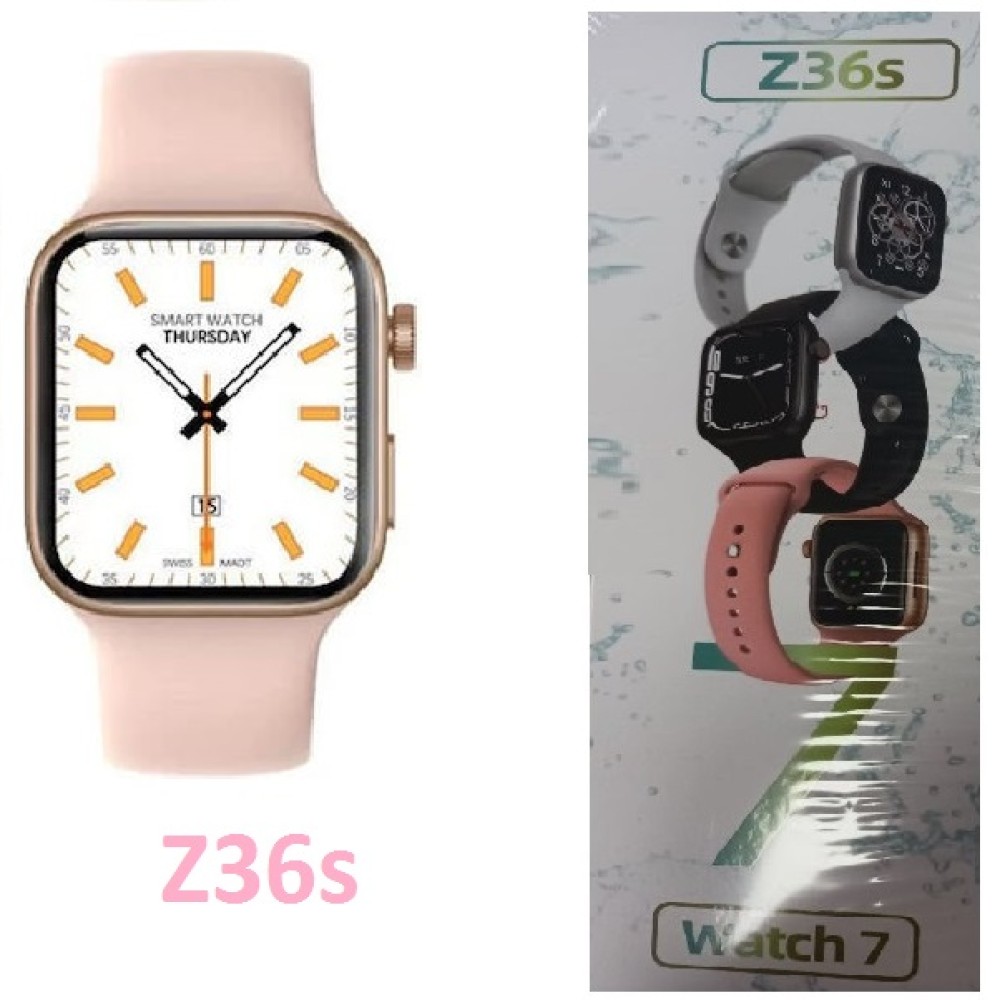 Επαναφορτιζόμενο έξυπνο ρολόι Bluetooth ροζ Z36s watch7