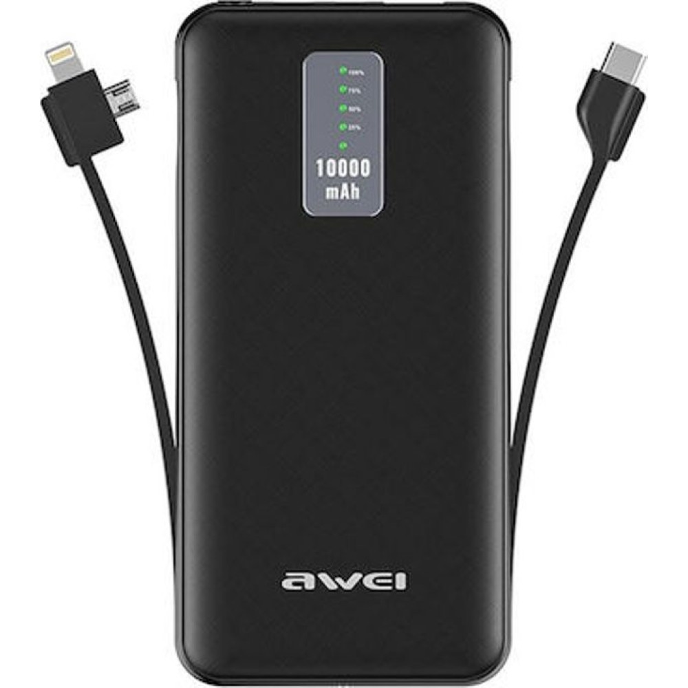 Φορητή μπαταρία 3 σε 1 10000mAh AWEI P11K AWEI