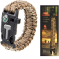 Paracord βραχιόλι επιβίωσης παραλλαγή ερήμου