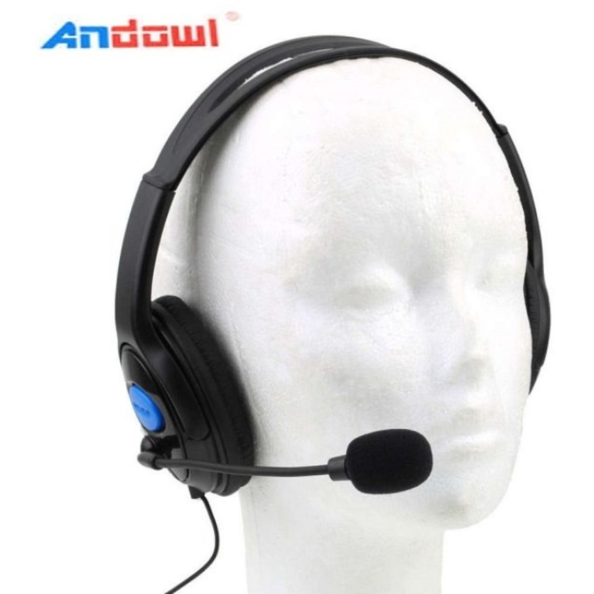 Ακουστικά κεφαλής με μικρόφωνο Gaming On Ear PS4, X ONE, PC, ANDOWL 0555