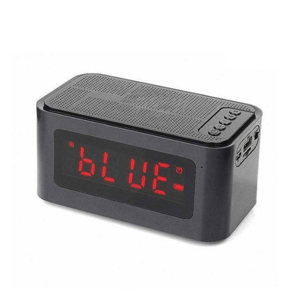 Ασύρματο επιτραπέζιο ηχείο Bluetooth με ξυπνητήρι, κάρτα TF S-61