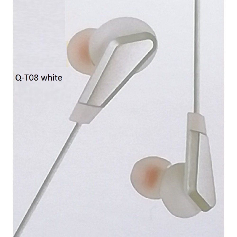 Ενσύρματα στερεοφωνικά ακουστικά λευκά Q-T08 ANDOWL