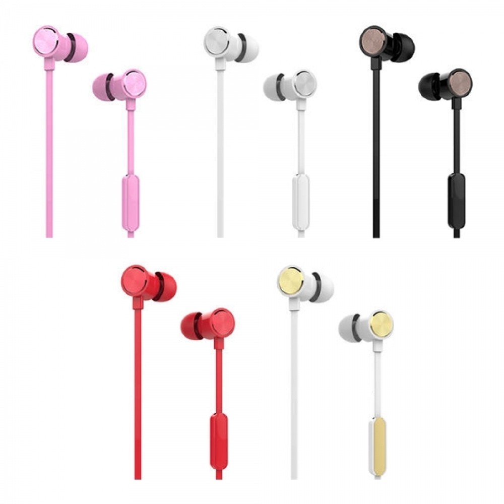 Πολύχρωμα ακουστικά Yookie YK810 - Ροζ