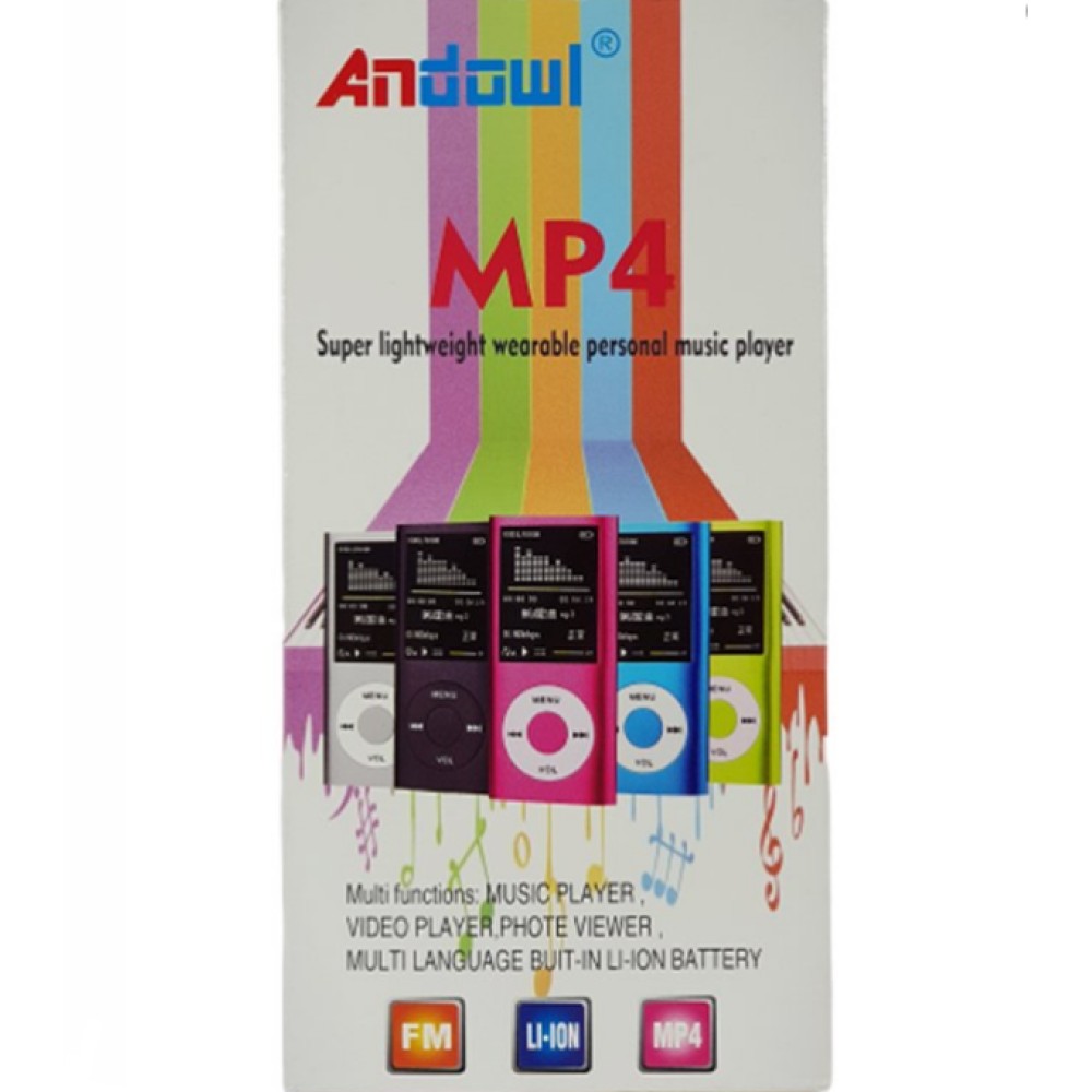 MP4 Player, Ραδιόφωνο Multimedia οθόνη TFT 1,8” ANDOWL 0475 - Τυχαία επιλογή
