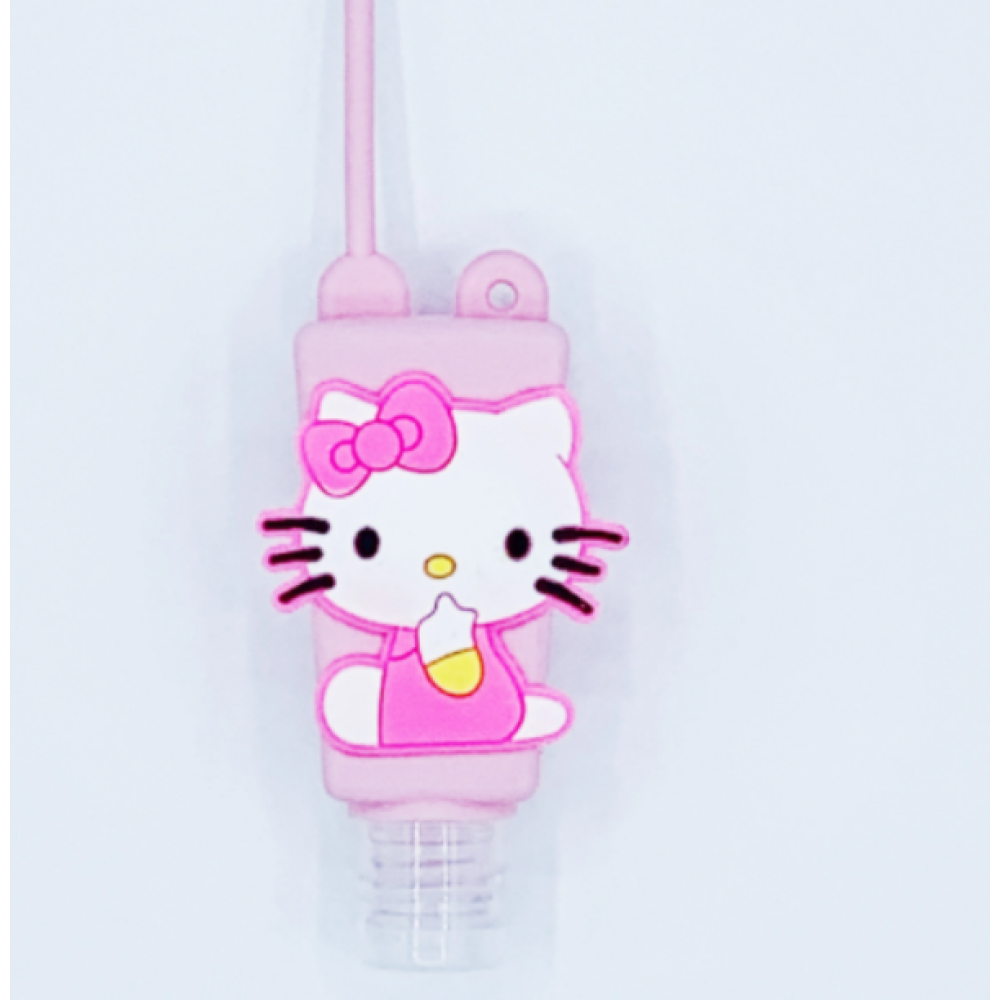 Μπουκάλι αντισηπτικού τσάντας ροζ γατούλα