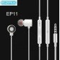 Ενσύρματα στερεοφωνικά ακουστικά Jack 3.5mm άσπρα EP11 EZRA