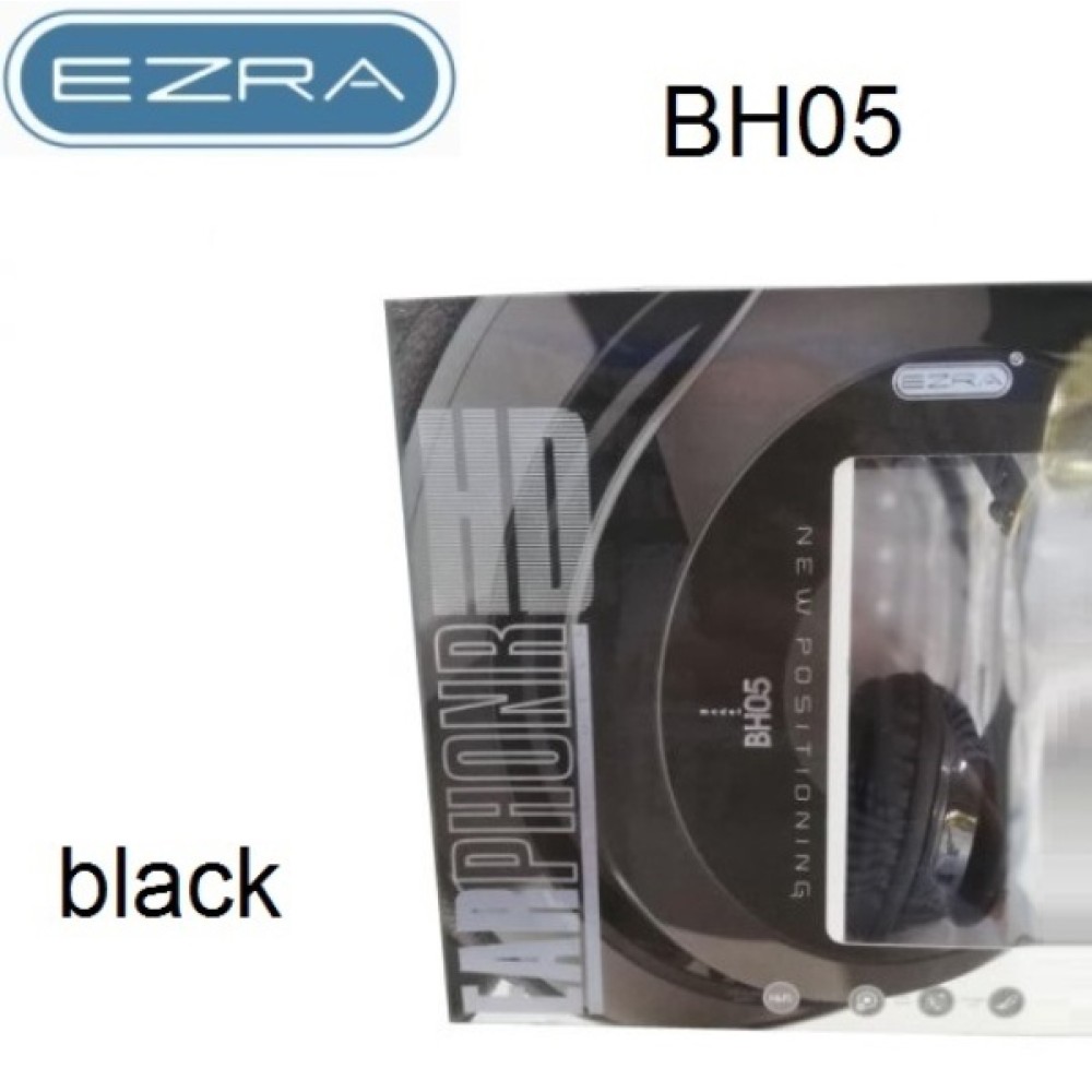 Ενσύρματα ακουστικά handsfree με μικρόφωνο μαύρα BH05 EZRA