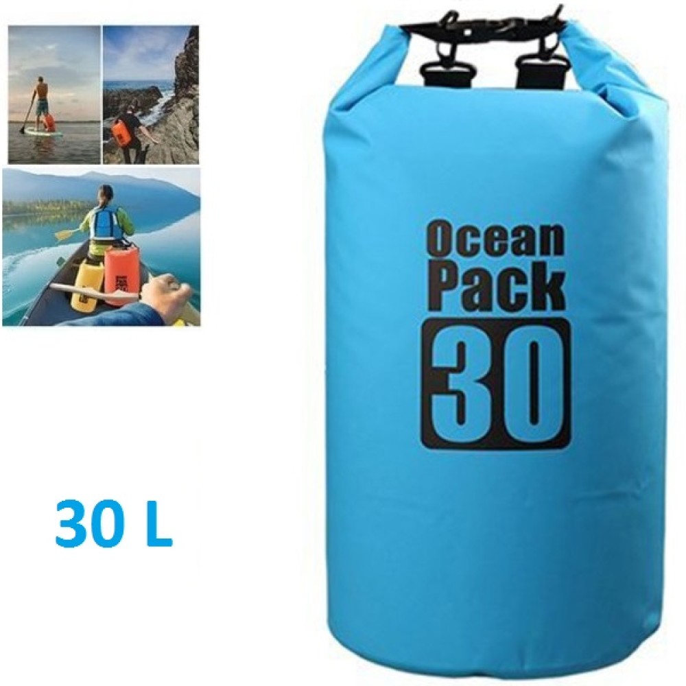 Αδιάβροχη τσάντα παραλίας Ocean Pack 30L γαλάζιο