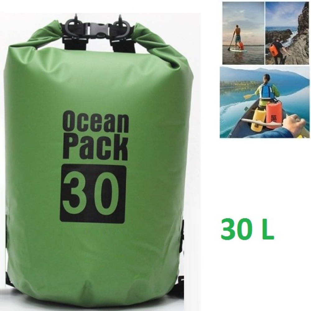 Αδιάβροχη τσάντα παραλίας Ocean Pack 30L λαδί