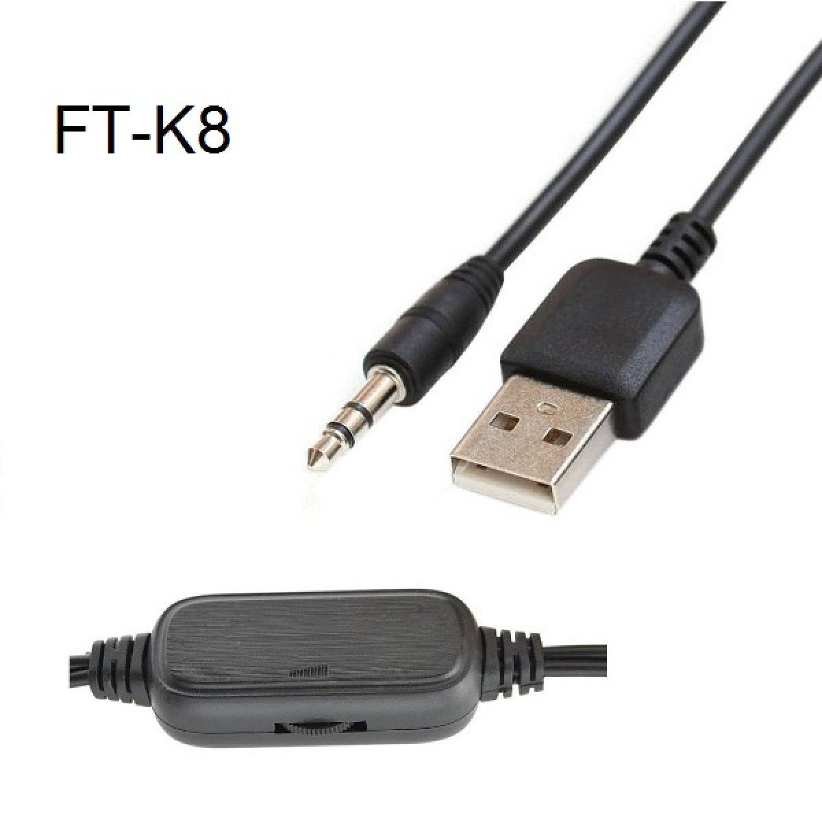 Ηχεία πολυμέσων  USB μαύρα 2 τεμάχια FT-K8