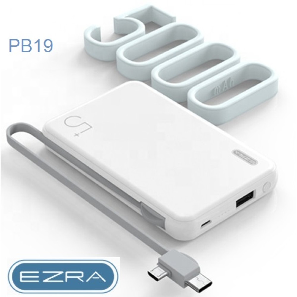 Εξωτερική μπαταρία αποθήκη ενέργειας 5000mAh  PB19 EZRA EZRA