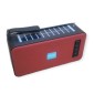 Ηλιακό ασύρματο ηχείο και φακός Bluetooth κόκκινο AB-SD18 AERBES