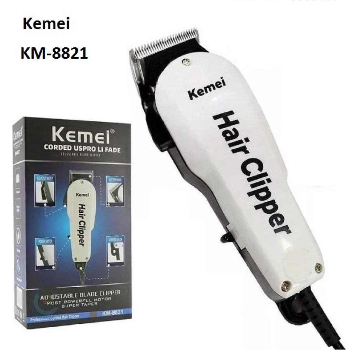 Ηλεκτρική κουρευτική μηχανή KM-8821 Kemei 8108