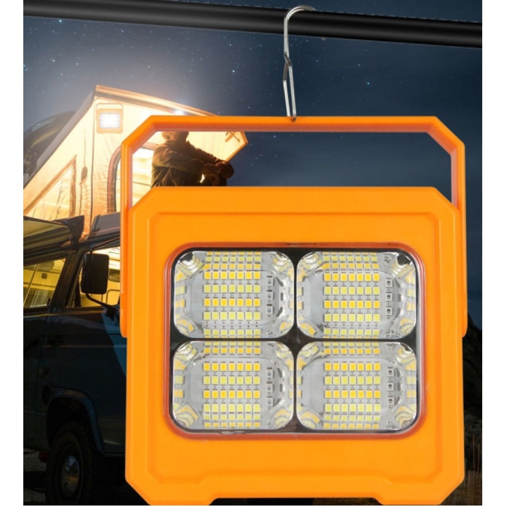 Επαναφορτιζόμενο ηλιακό φωτιστικό LED πορτοκαλί AB-TY02