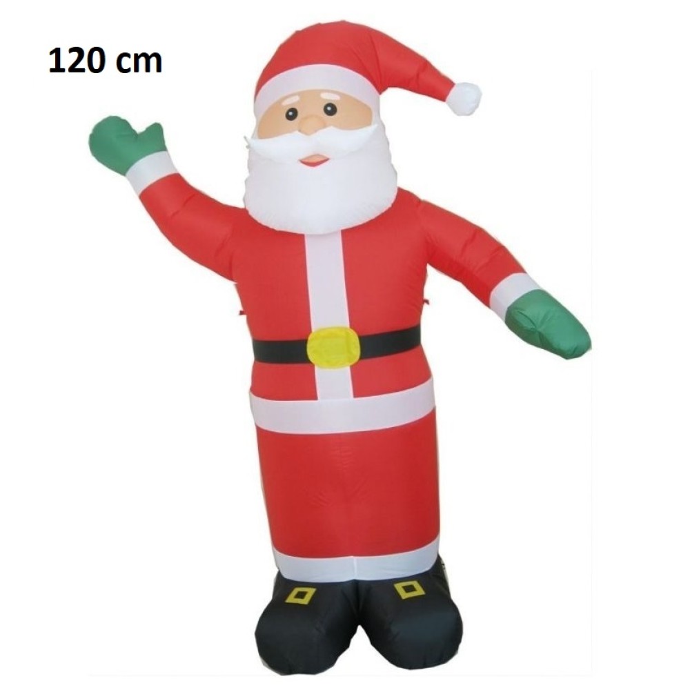 Φουσκωτός Άγιος Βασίλης ύψους 120cm