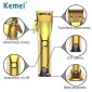 Επαγγελματική επαναφορτιζόμενη κουρευτική μηχανή KM-K32S KEMEI