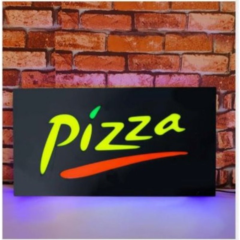 Φωτιζόμενη πινακίδα με led "PIZZA"