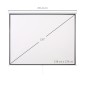 Οθόνη προβολέα 244 x 183 cm 120 ιντσών 4:3/16:9 οθόνη χειροκίνητης προβολής για home cinema
