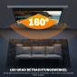 Οθόνη προβολέα 212 x 150 cm 120 ιντσών 16:9 HD 4K ηλεκτρική οθόνη προβολής με τηλεχειριστήριο, λευκό