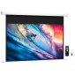 Οθόνη προβολέα 212 x 150 cm 120 ιντσών 16:9 HD 4K ηλεκτρική οθόνη προβολής με τηλεχειριστήριο, λευκό