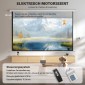 Οθόνη προβολέα 293 x 193 cm 120 ιντσών 16:9 HD 4K ηλεκτρική οθόνη προβολής με τηλεχειριστήριο, λευκό
