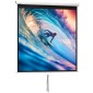 Οθόνη προβολέα 152 x 152 cm 85 ιντσών Οθόνη προβολής 1:1 HD 4K για παρουσιάσεις γραφείου home cinema