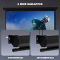 Οθόνη προβολέα 171 x 128 cm 84 ιντσών 4:3 HD 4K οθόνη προβολής πλαστική, μεταλλικό home cinema
