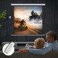 Οθόνη προβολέα 176,5 x 176,5 cm 85 ιντσών 1:1 HD 4K τυφλή οθόνη για home cinema για παρουσιάσεις γραφείου home cinema