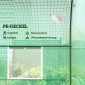 Θερμοκήπιο 245x200x198 εκ. φιλμ θερμοκηπίου ντοματόσπιτο με πόρτα, 4 παράθυρα, σήραγγα μεμβράνης από γαλβανισμένο χάλυβα, PE, σταθερή σήραγγα φυτών θερμοκηπίου, με άγκυρες εδάφους και σχοινιά, πράσινο