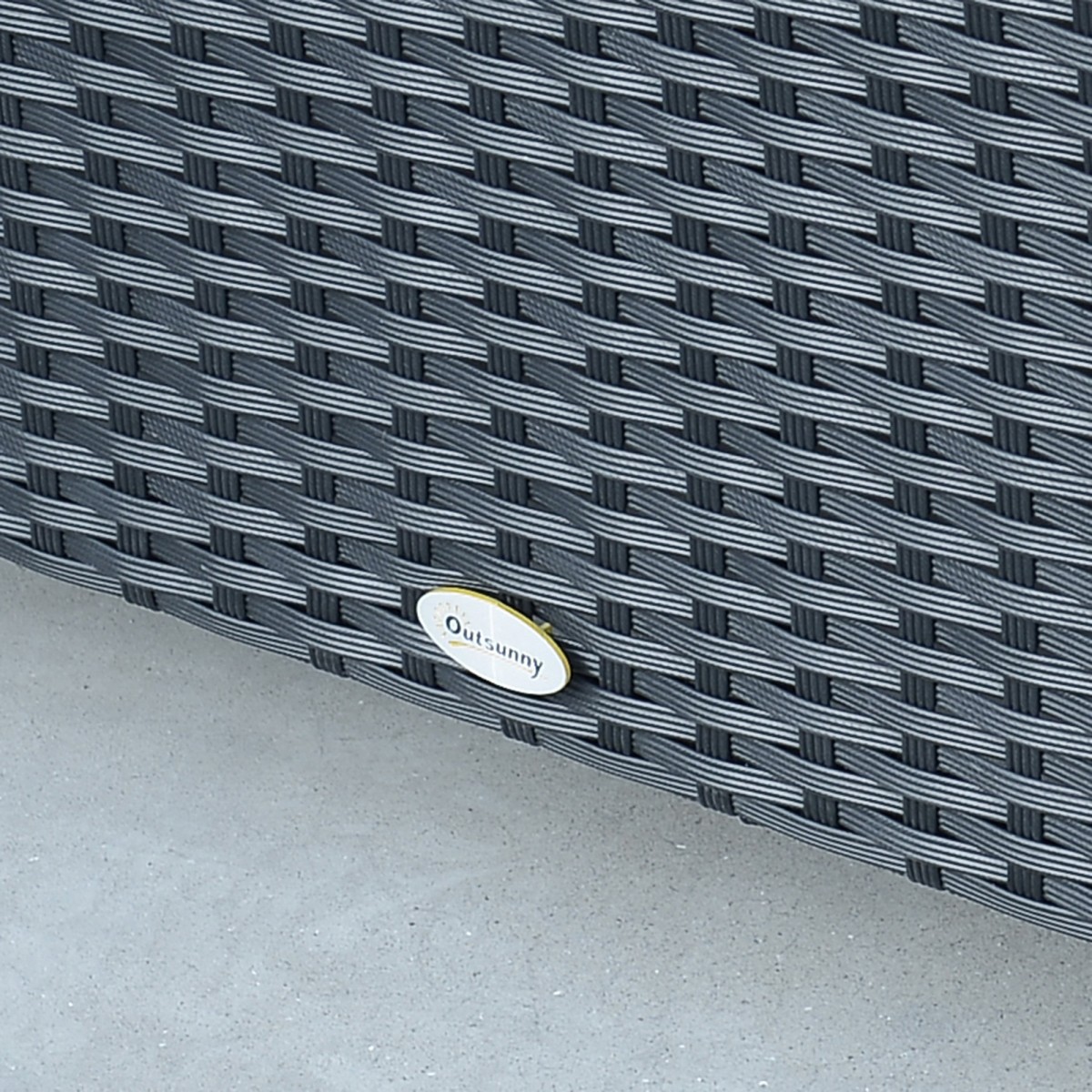 Τραπεζάκι κήπου Τραπεζάκι σαλονιού Τραπέζι κήπου τραπέζι μπαλκονιού polyrattan μαύρο 85 x 50 x 39 cm