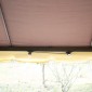 Περίπτερο κήπου 390 x 290 x 280 cm σκηνή κήπου μαρκή σκηνή πάρτι με 4 x πλαϊνά πάνελ κουνουπιέρα αδιάβροχη αλουμίνιο καφέ πολυεστέρα + μαύρο