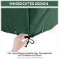 Προστατευτικό κάλυμμα για έπιπλα κήπου 600D-Oxford Green 135 x 135 x 75 cm
