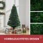 Τεχνητό χριστουγεννιάτικο δέντρο 150 cm με τεχνητό χριστουγεννιάτικο δέντρο από υαλοβάμβακα με φωτισμό LED, 180 συμβουλές Χριστουγεννιάτικο δέντρο Χριστουγεννιάτικη διακόσμηση με μεταλλική βάση για εσωτερικούς χώρους