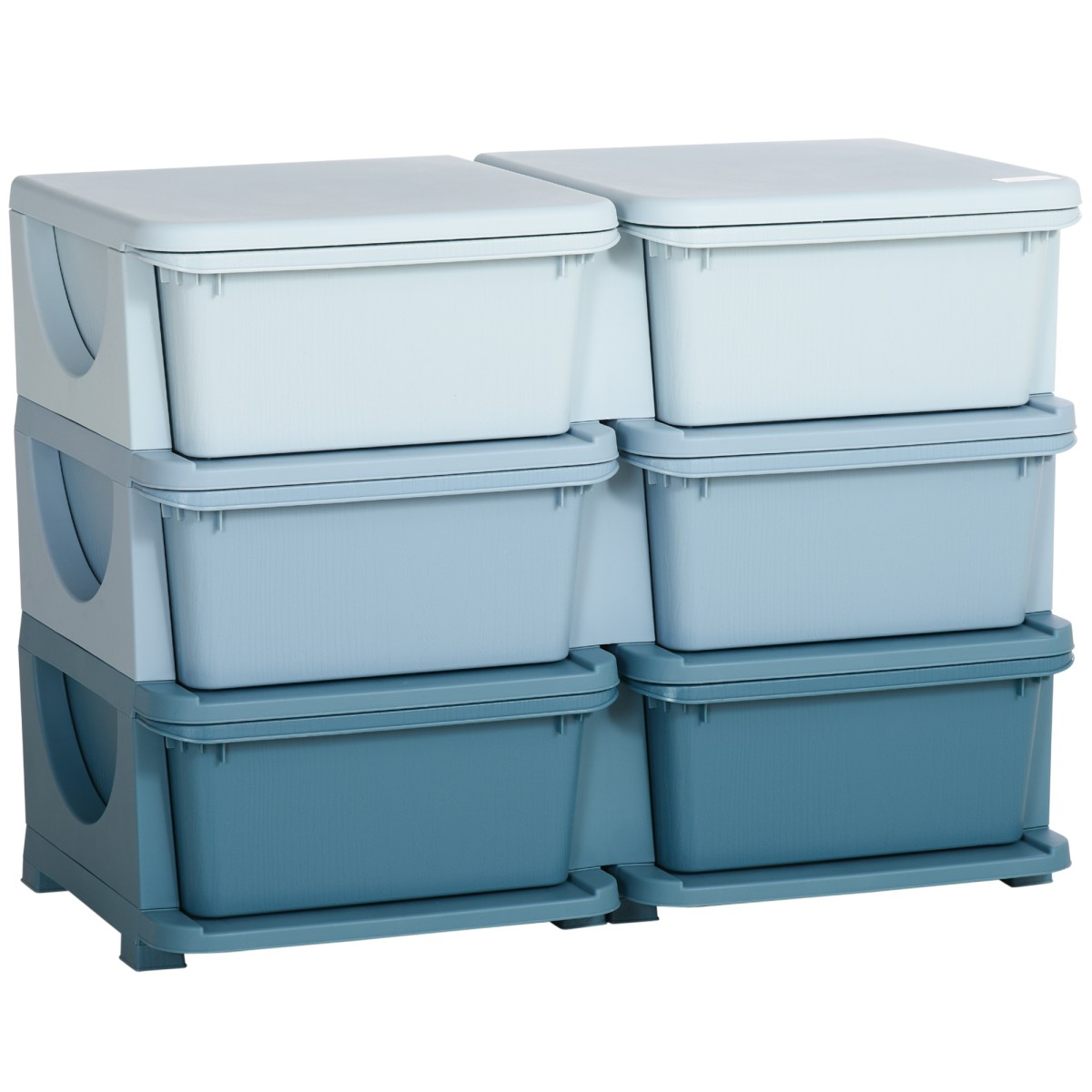 Kids Storage Box Kids Storage Box 3 Συρτάρια Μπλε