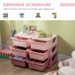 Kids Storage Box Kids Storage Box 3 Συρτάρια Ροζ