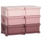 Kids Storage Box Kids Storage Box 3 Συρτάρια Ροζ