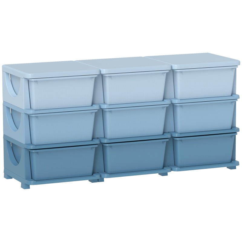 Kids Storage Box Kids Storage Box 9 Συρτάρια Μπλε
